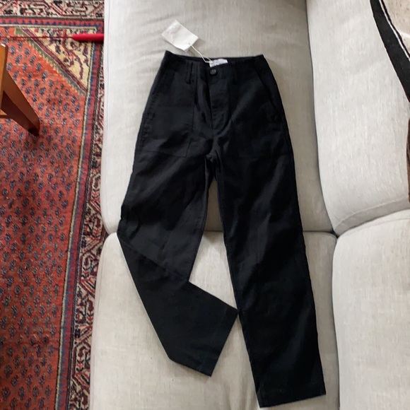 NWT & Other Stories Cropped Twill Workwear Pants - Picture 5 of 10